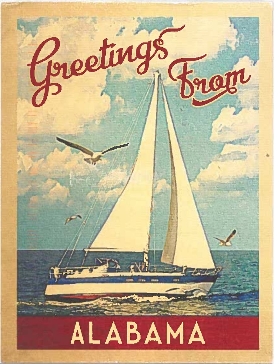 The picture side of the postcard M. Gail Hill of Birmingham sent to Governor Ivey.